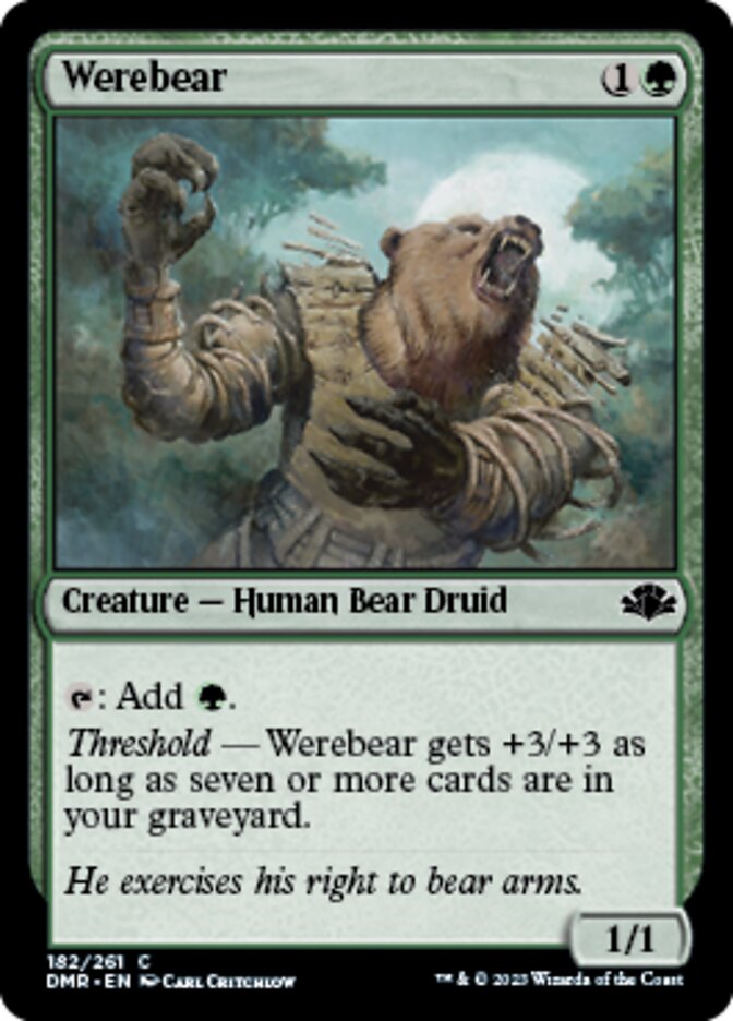 Werebear [Dominaria Remastered] | Gamers Paradise