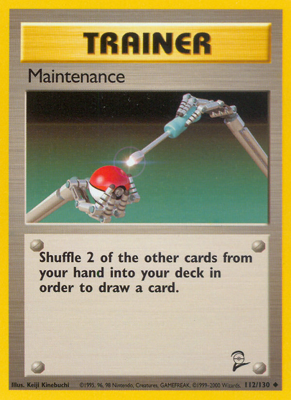 Maintenance (112/130) [Base Set 2] | Gamers Paradise