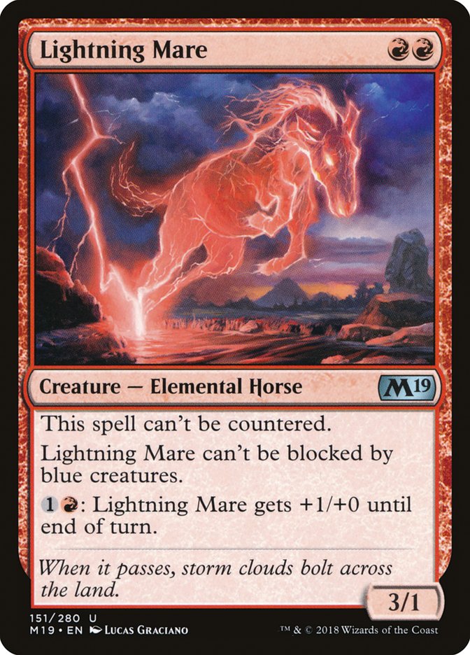 Lightning Mare [Core Set 2019] | Gamers Paradise