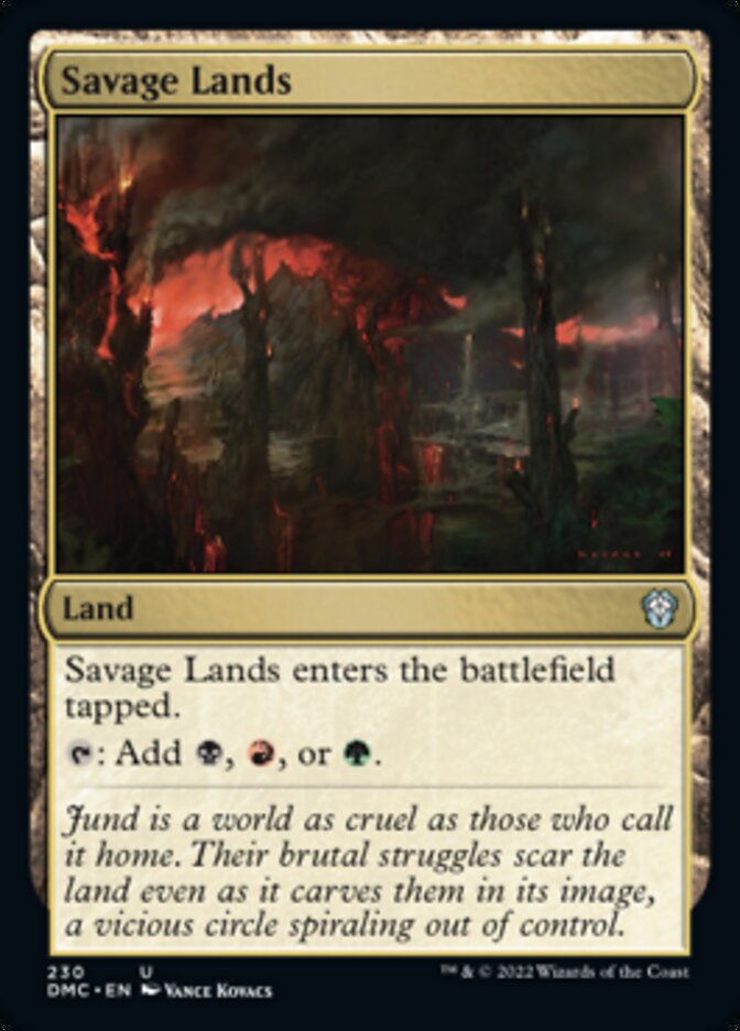 Savage Lands [Dominaria United Commander] | Gamers Paradise