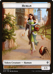 Human // Human Double-Sided Token [Pioneer Challenger Decks 2022] | Gamers Paradise