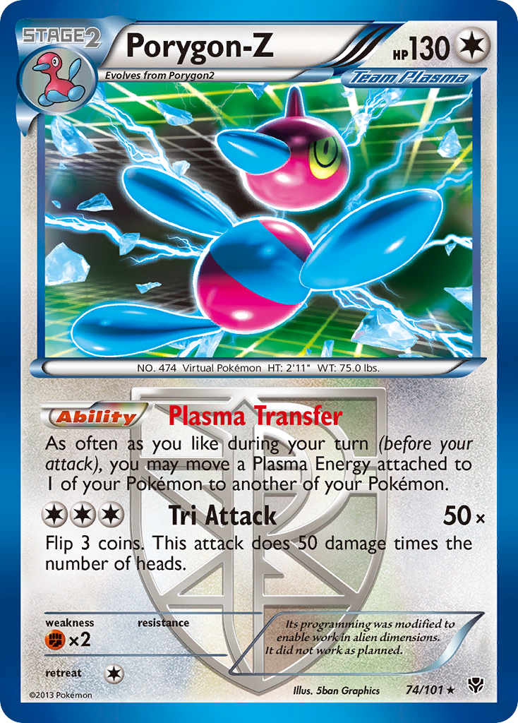 Porygon-Z (74/101) [Black & White: Plasma Blast] | Gamers Paradise