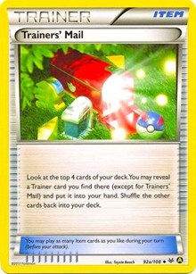 Trainers' Mail (92a/108) (Alternate Art Promo) [XY: Roaring Skies] | Gamers Paradise