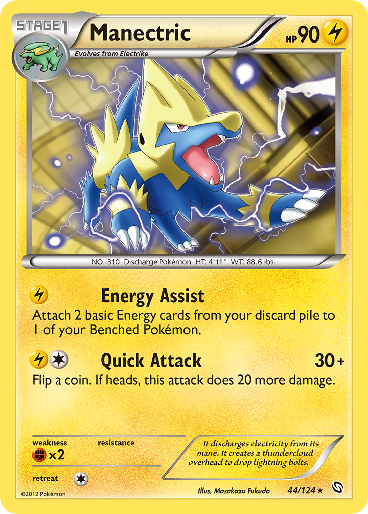 Manectric (44/124) [Black & White: Dragons Exalted] | Gamers Paradise