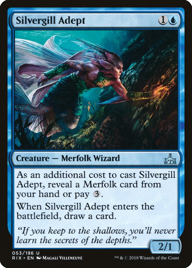 Silvergill Adept [Rivals of Ixalan] | Gamers Paradise