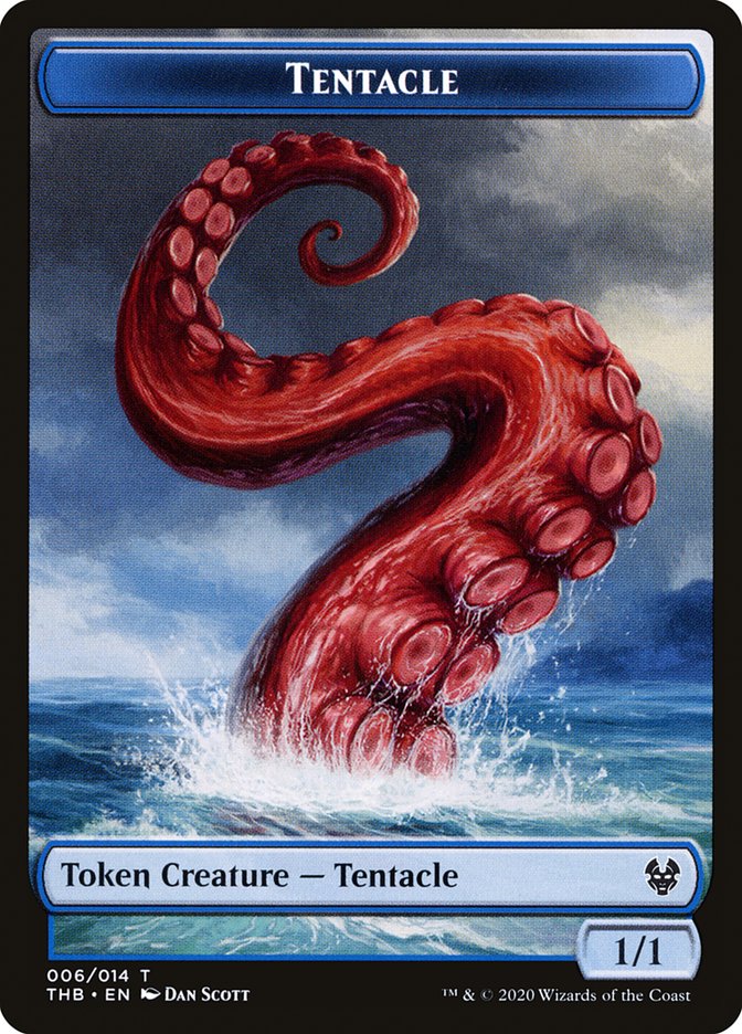 Human Soldier // Tentacle Double-Sided Token [Theros Beyond Death Tokens] | Gamers Paradise