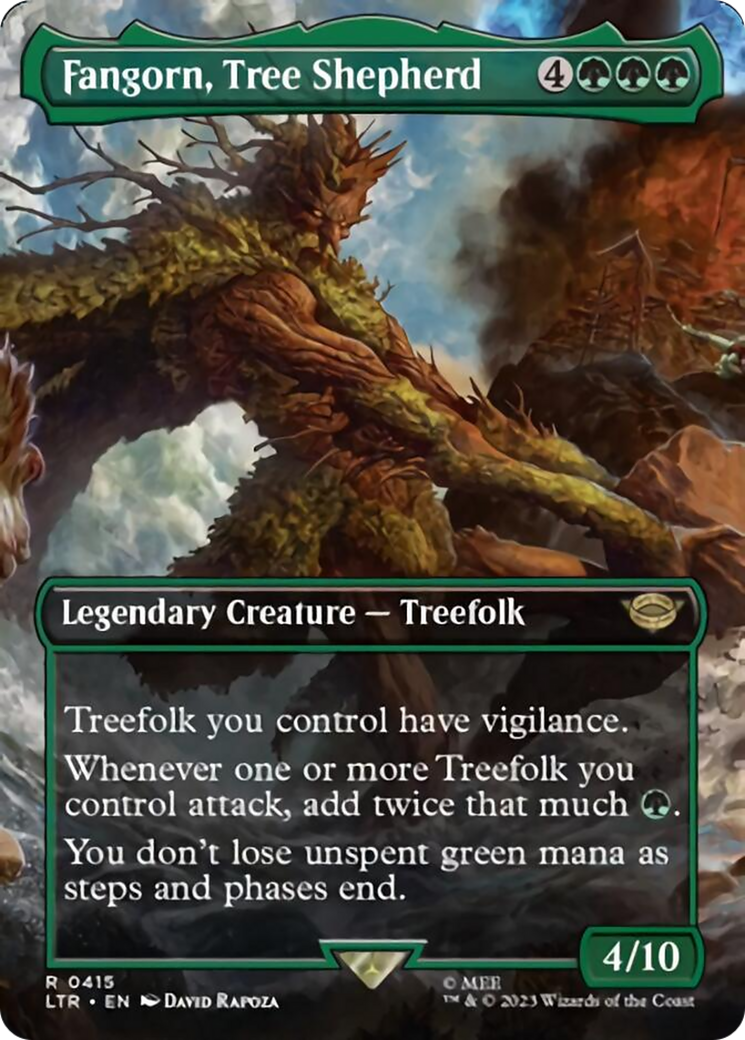 Fangorn, Tree Shepherd (Borderless Alternate Art) [The Lord of the Rings: Tales of Middle-Earth] | Gamers Paradise