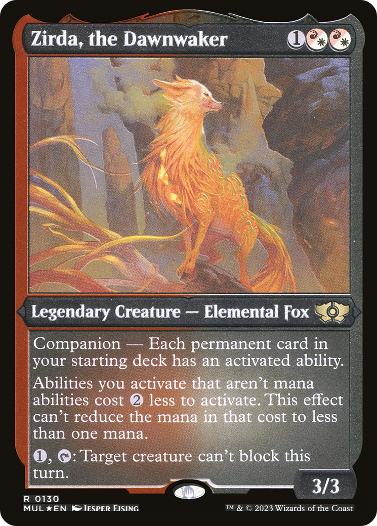 Zirda, the Dawnwaker (Foil Etched) [Multiverse Legends] | Gamers Paradise