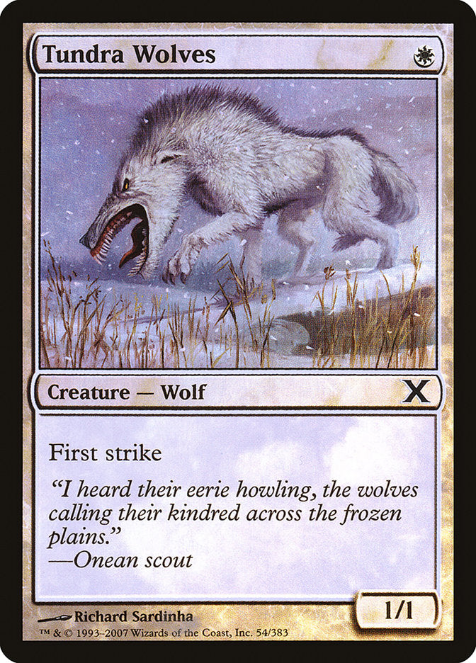 Tundra Wolves (Premium Foil) [Tenth Edition] | Gamers Paradise