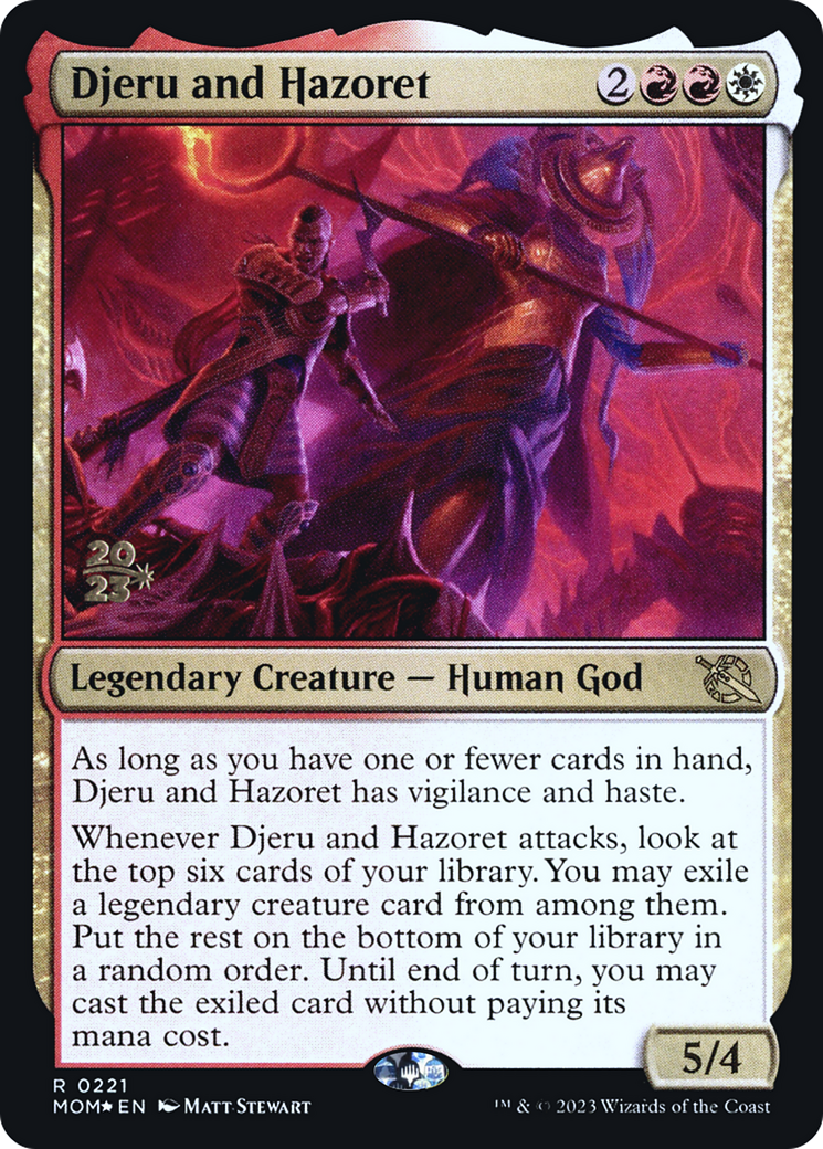Djeru and Hazoret [March of the Machine Prerelease Promos] | Gamers Paradise