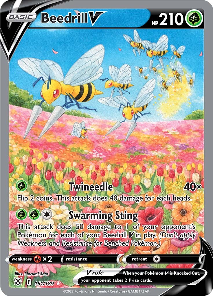 Beedrill V (161/189) [Sword & Shield: Astral Radiance] | Gamers Paradise
