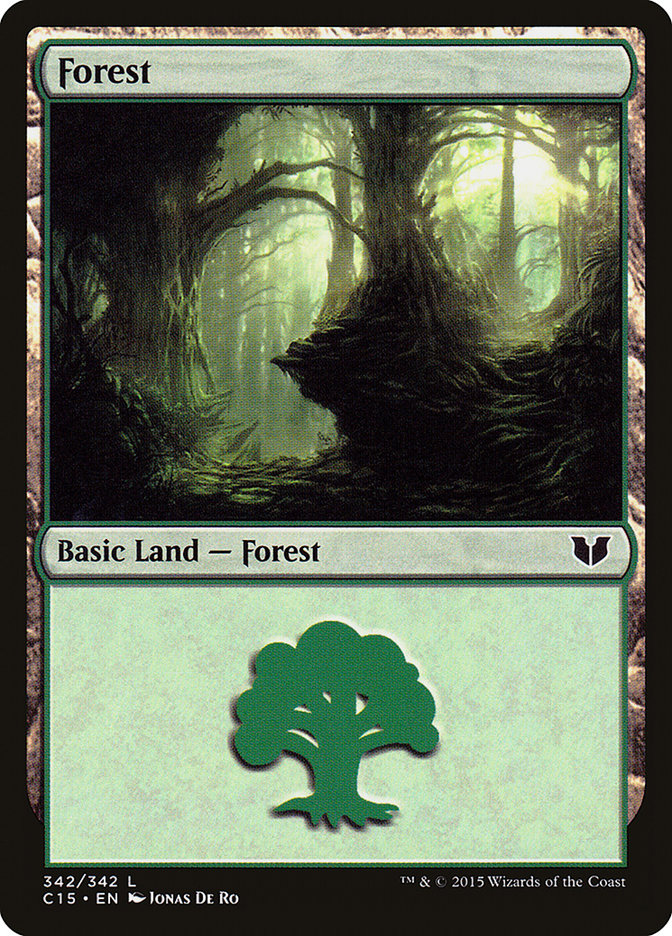 Forest (342) [Commander 2015] | Gamers Paradise