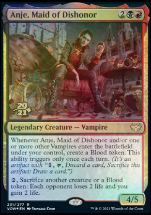 Anje, Maid of Dishonor [Innistrad: Crimson Vow Prerelease Promos] | Gamers Paradise