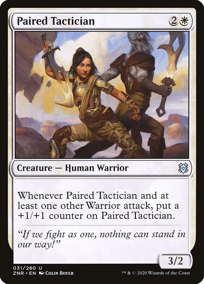 Paired Tactician [Zendikar Rising] | Gamers Paradise