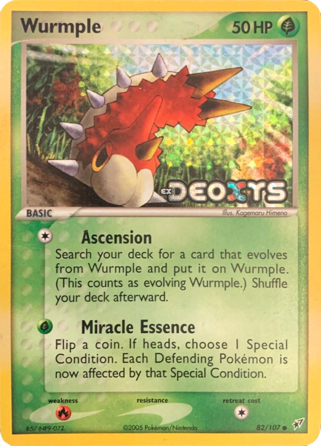 Wurmple (82/107) (Stamped) [EX: Deoxys] | Gamers Paradise