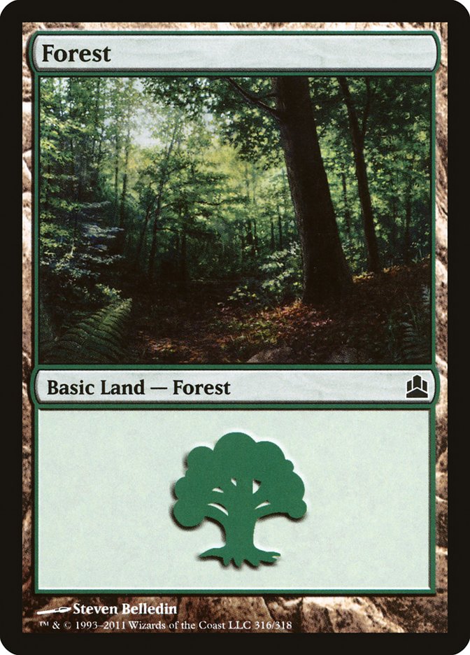 Forest (316) [Commander 2011] | Gamers Paradise