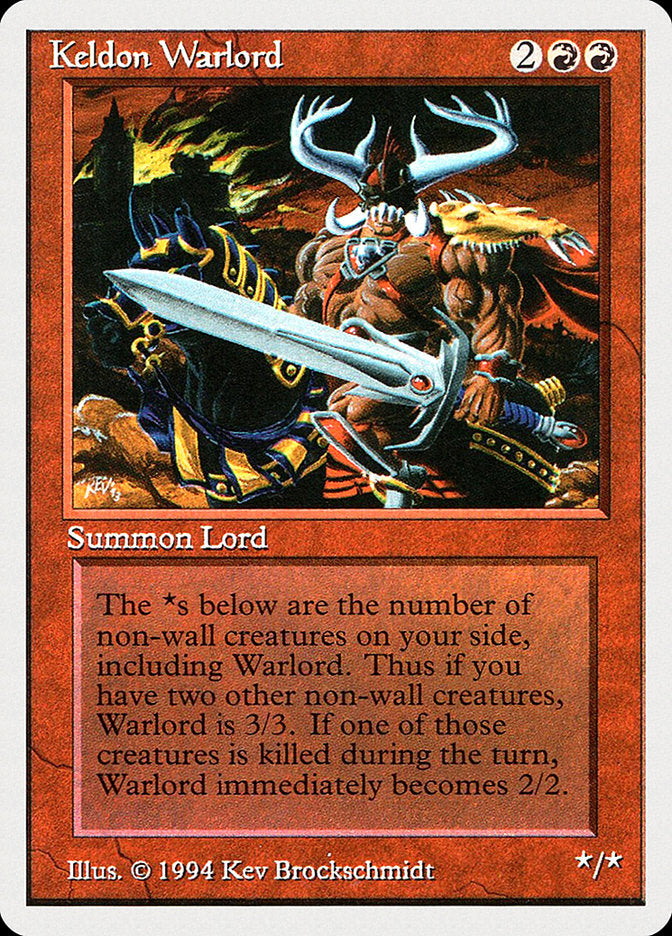 Keldon Warlord [Summer Magic / Edgar] | Gamers Paradise