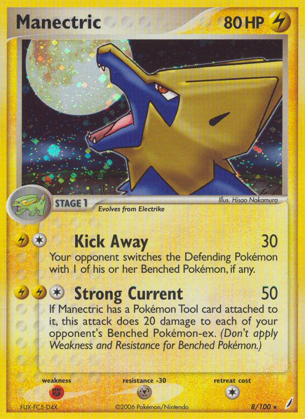 Manectric (8/100) [EX: Crystal Guardians] | Gamers Paradise