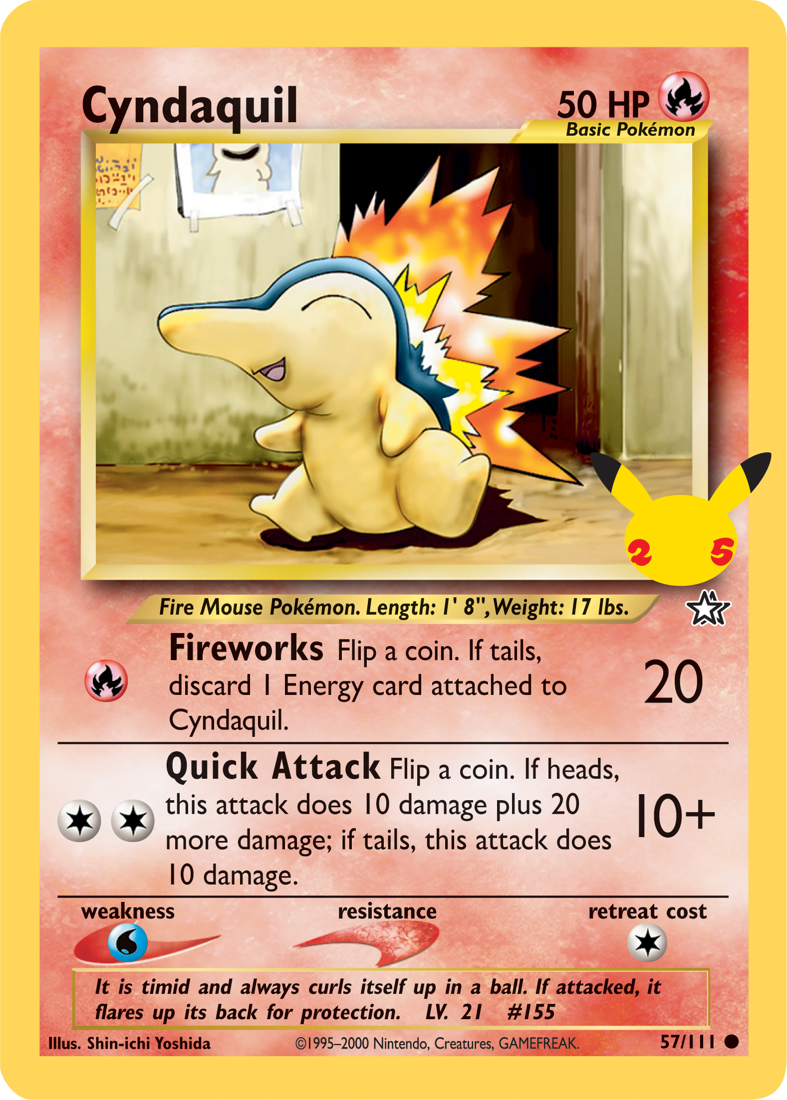 Cyndaquil (57/111) [First Partner Pack] | Gamers Paradise