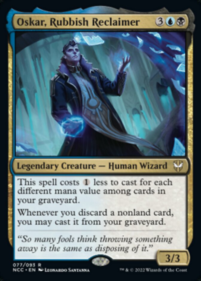 Oskar, Rubbish Reclaimer [Streets of New Capenna Commander] | Gamers Paradise