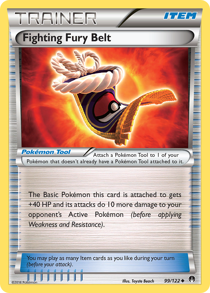 Fighting Fury Belt (99/122) [XY: BREAKpoint] | Gamers Paradise