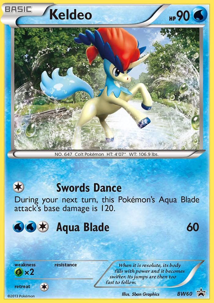 Keldeo (BW60) [Black & White: Black Star Promos] | Gamers Paradise