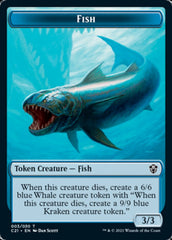 Beast (010) // Fish Double-Sided Token [Commander 2021 Tokens] | Gamers Paradise