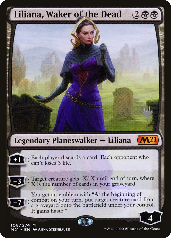 Liliana, Waker of the Dead (Promo Pack) [Core Set 2021 Promos] | Gamers Paradise