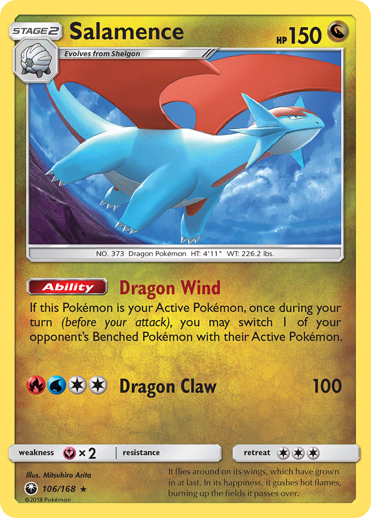 Salamence (106/168) [Sun & Moon: Celestial Storm] | Gamers Paradise