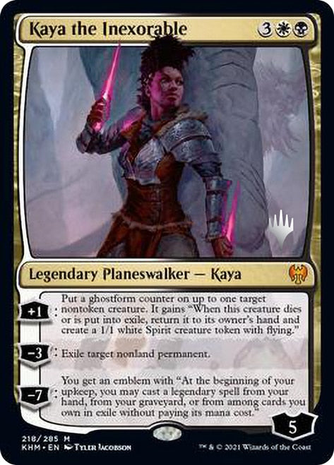 Kaya the Inexorable (Promo Pack) [Kaldheim Promos] | Gamers Paradise