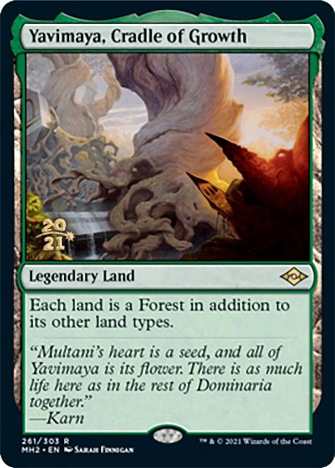 Yavimaya, Cradle of Growth [Modern Horizons 2 Prerelease Promos] | Gamers Paradise