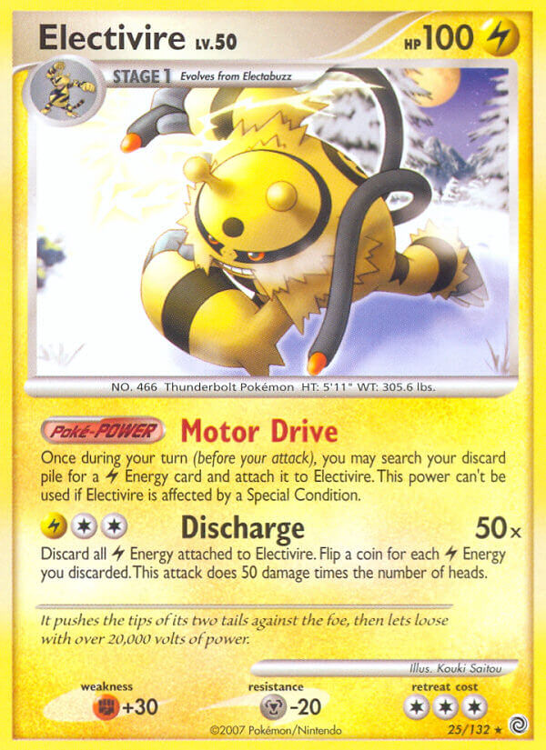 Electivire (25/132) (Theme Deck Exclusive) [Diamond & Pearl: Secret Wonders] | Gamers Paradise