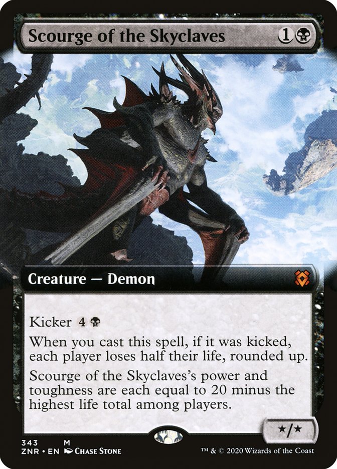 Scourge of the Skyclaves (Extended Art) [Zendikar Rising] | Gamers Paradise