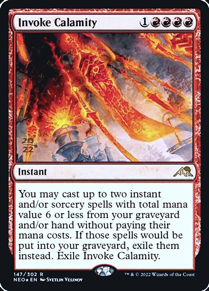 Invoke Calamity [Kamigawa: Neon Dynasty Prerelease Promos] | Gamers Paradise