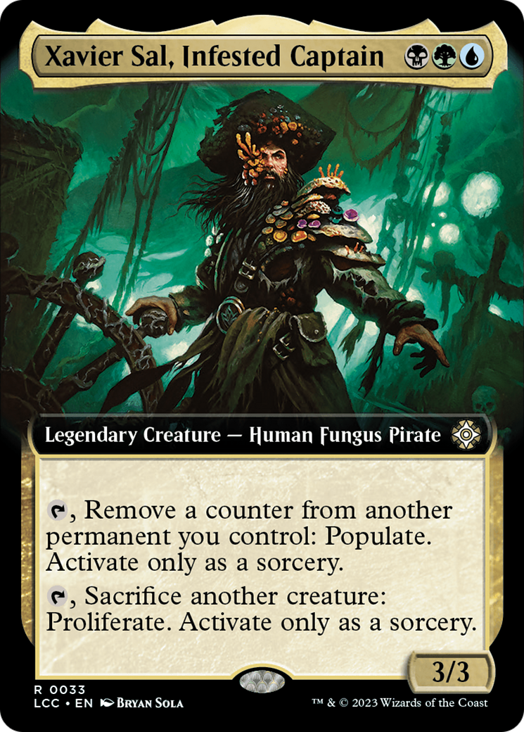 Xavier Sal, Infested Captain (Extended Art) [The Lost Caverns of Ixalan Commander] | Gamers Paradise