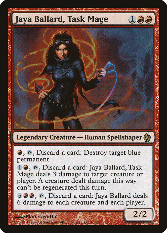 Jaya Ballard, Task Mage [Premium Deck Series: Fire and Lightning] | Gamers Paradise