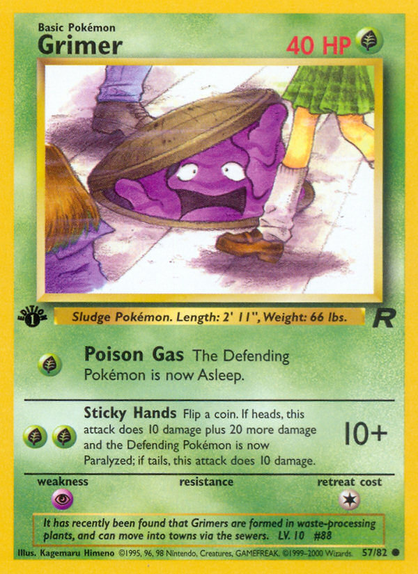 Grimer (57/82) [Team Rocket 1st Edition] | Gamers Paradise