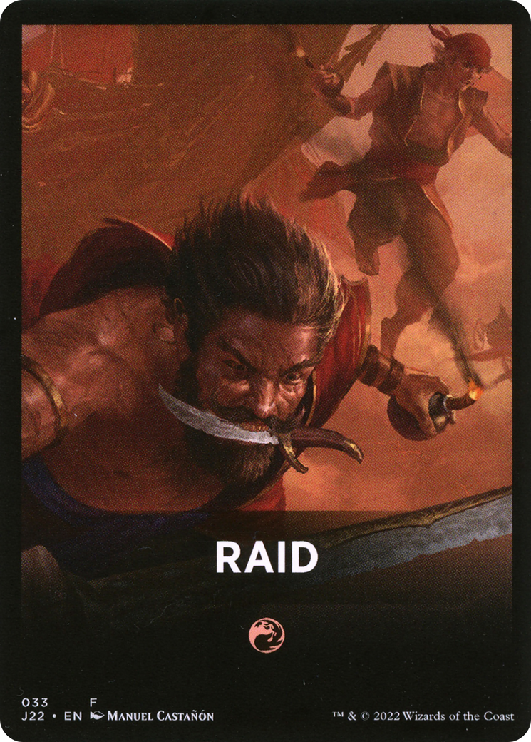 Raid Theme Card [Jumpstart 2022 Front Cards] | Gamers Paradise