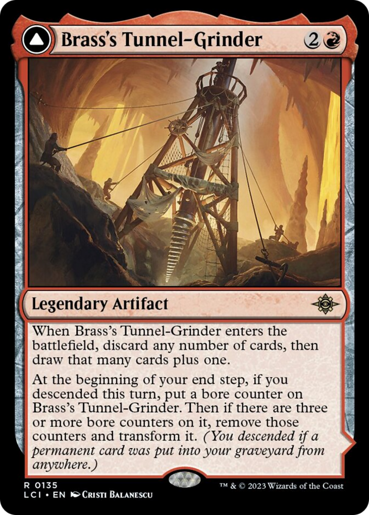 Brass's Tunnel-Grinder // Tecutlan, The Searing Rift [The Lost Caverns of Ixalan] | Gamers Paradise