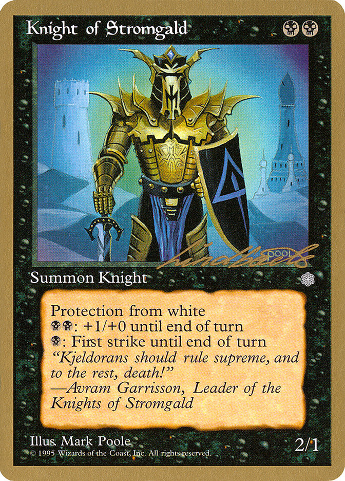 Knight of Stromgald (Leon Lindback) [Pro Tour Collector Set] | Gamers Paradise
