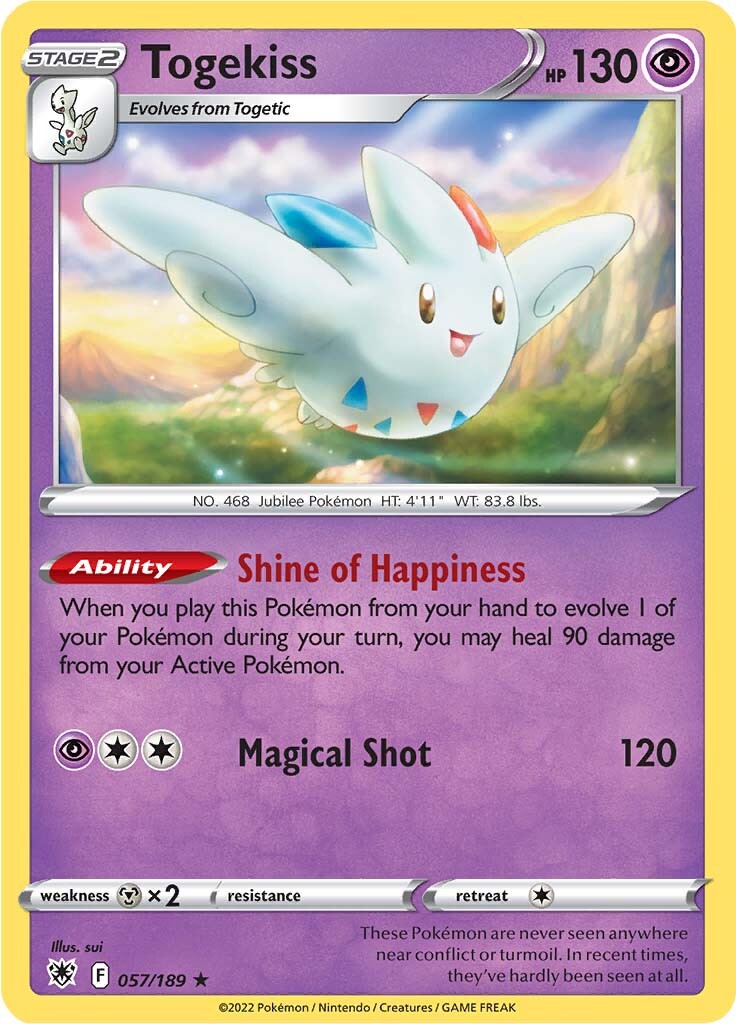 Togekiss (057/189) [Sword & Shield: Astral Radiance] | Gamers Paradise