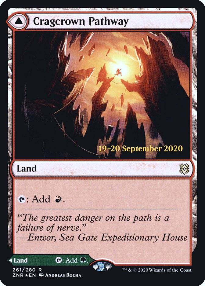 Cragcrown Pathway // Timbercrown Pathway [Zendikar Rising Prerelease Promos] | Gamers Paradise