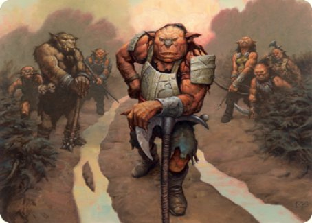 Hobgoblin Bandit Lord Art Card [Dungeons & Dragons: Adventures in the Forgotten Realms Art Series] | Gamers Paradise