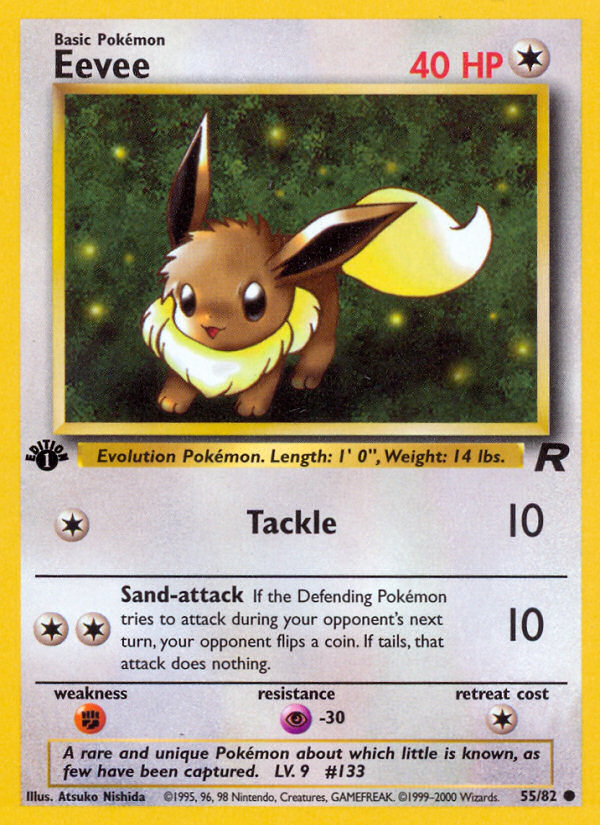 Eevee (55/82) [Team Rocket 1st Edition] | Gamers Paradise