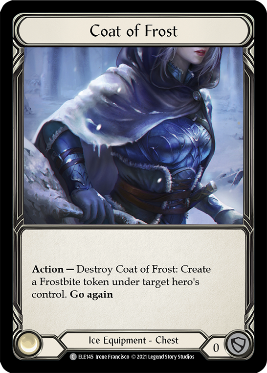 Coat of Frost [ELE145] (Tales of Aria)  1st Edition Cold Foil | Gamers Paradise