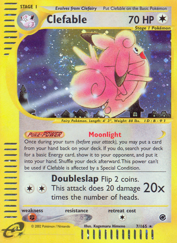 Clefable (7/165) [Expedition: Base Set] | Gamers Paradise