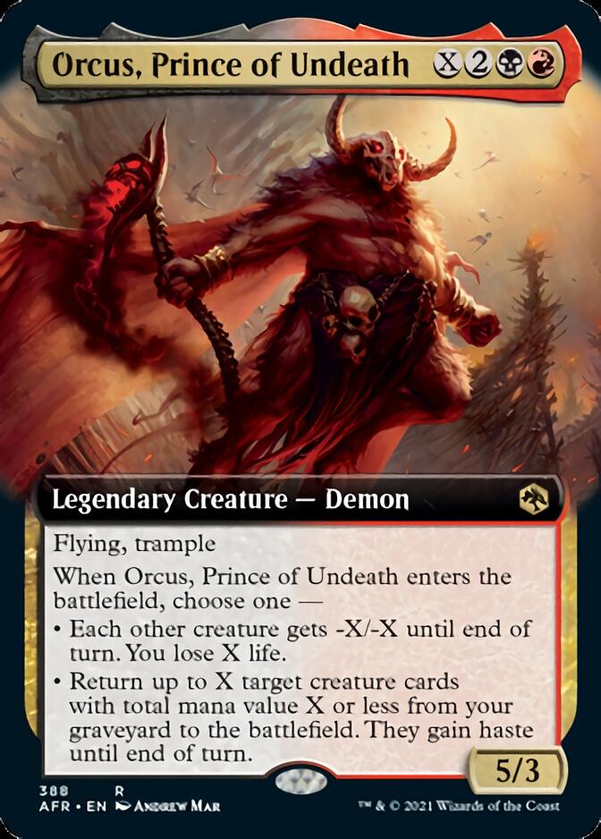 Orcus, Prince of Undeath (Extended Art) [Dungeons & Dragons: Adventures in the Forgotten Realms] | Gamers Paradise