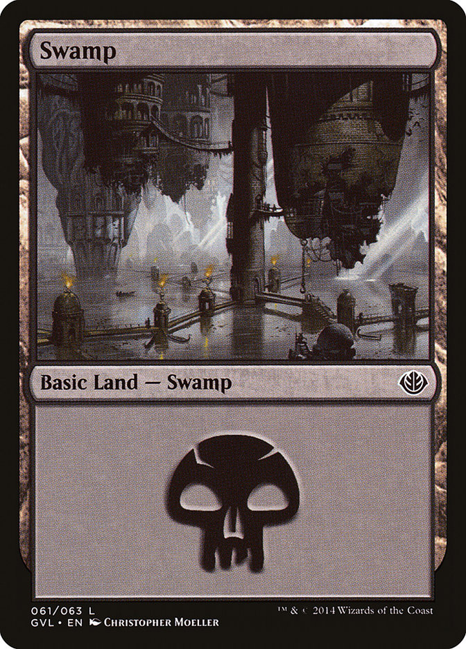 Swamp (61) (Garruk vs. Liliana) [Duel Decks Anthology] | Gamers Paradise