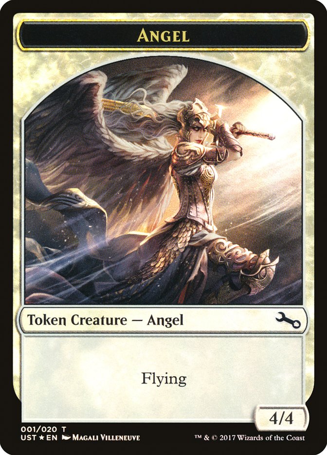Angel // Angel Double-Sided Token [Unstable Tokens] | Gamers Paradise