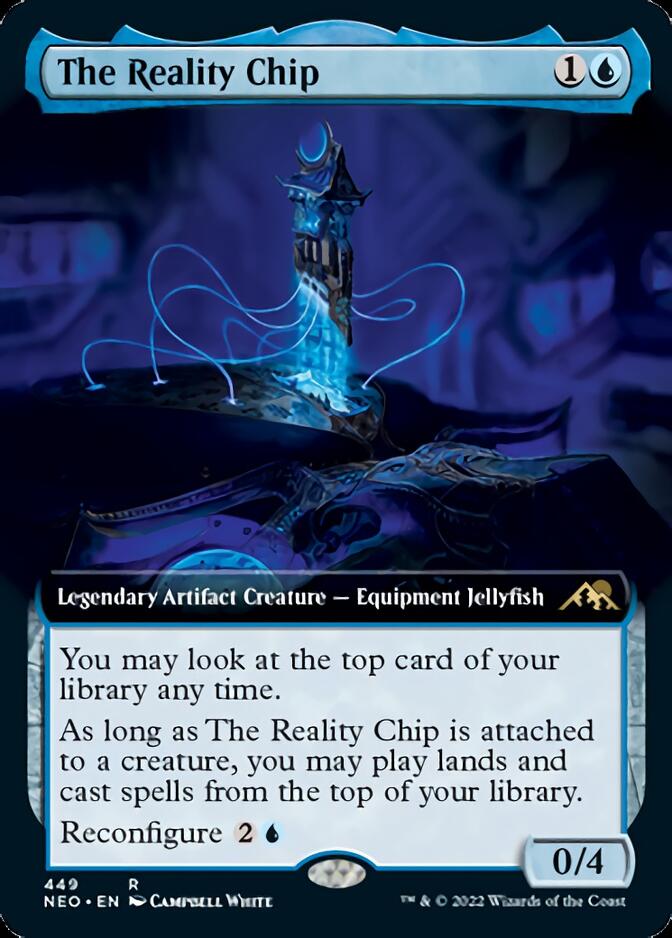 The Reality Chip (Extended Art) [Kamigawa: Neon Dynasty] | Gamers Paradise